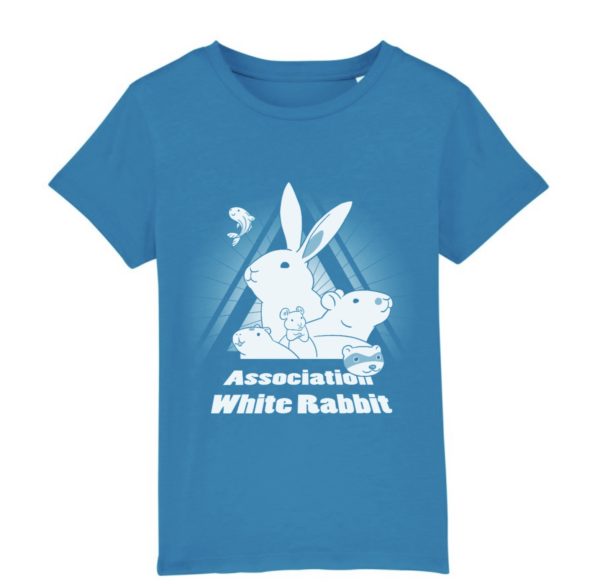 T-shirt bio enfant - bleu azur