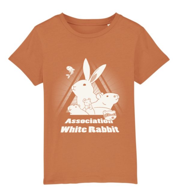 T-shirt bio enfant - orange (précommande)
