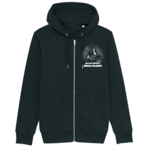 Sweat unisexe zippé - noir