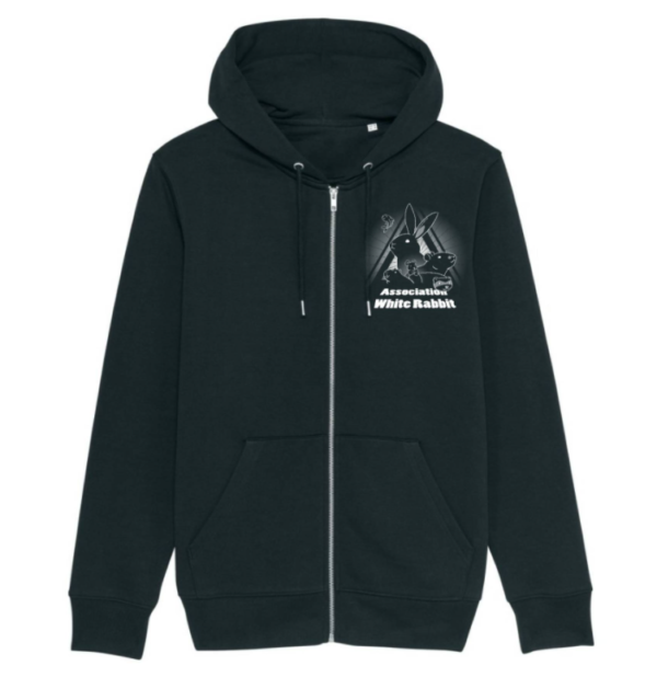 Sweat unisexe zippé - noir
