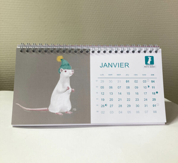 Calendrier 2026 - chevalet – Image 3